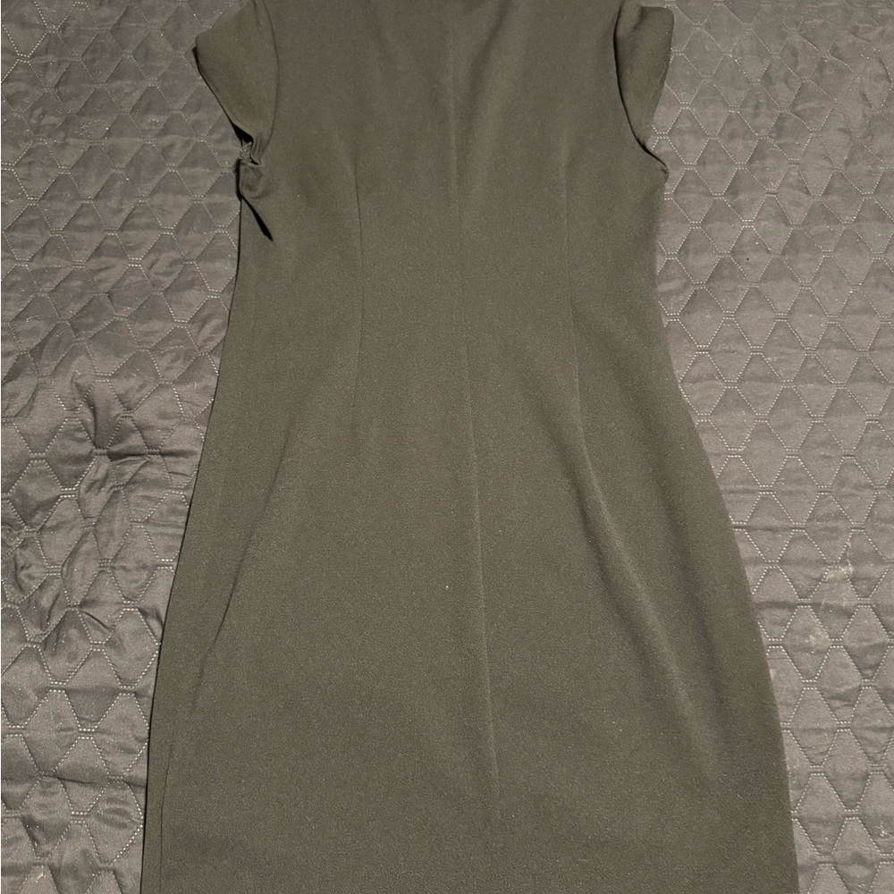 Guess Black Mini Dress with Front Zip - Picture 6 of 6